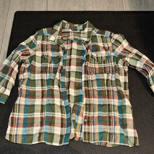 Eddie Bauer Multicolor Plaid Shirt